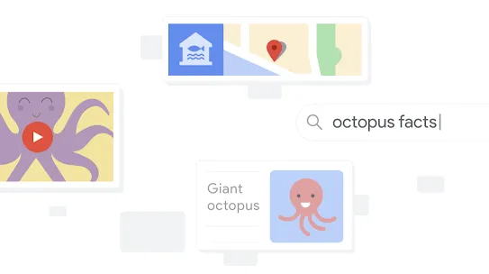 'Octopus Facts'라는 검색어에 대한 검색 결과 콜라주